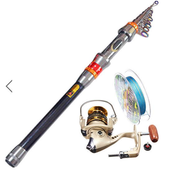  Superhard Telescopic Fishing Rod Set Freshwater Fishing  Sea Fishing
