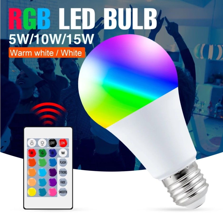 LED Light Bulb Magic 16 Color Changing Lamp Remote Control