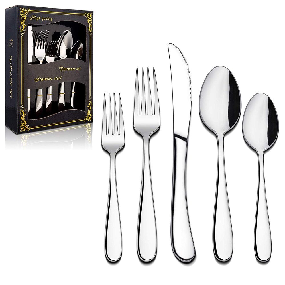Silverware Cutlery Set, 20Piece Stainless Steel