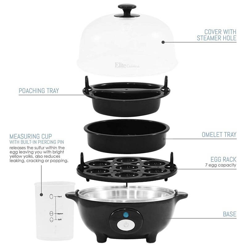 MaxiMatic Easy Electric Egg Cooker