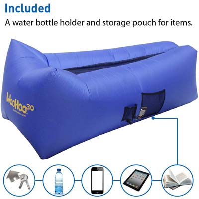 TripleClicks.com: Bry Giant Outdoor Inflatable Lounger (blue)