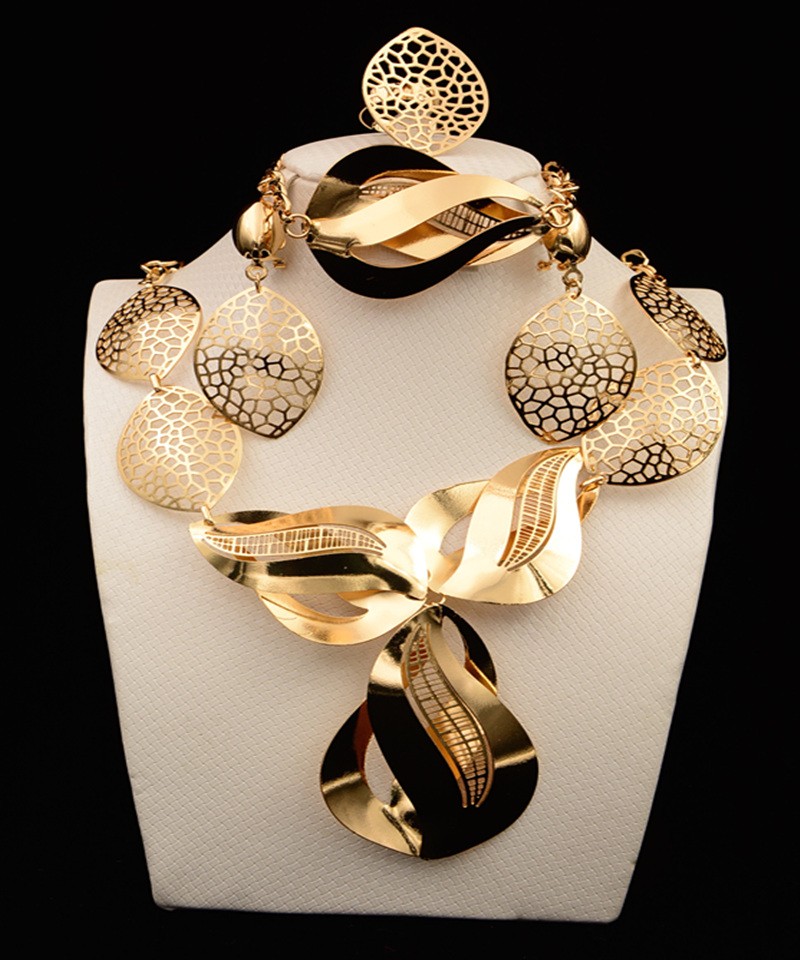 www.bagssaleusa.com Dubai Gold Plated Jewelry Sets