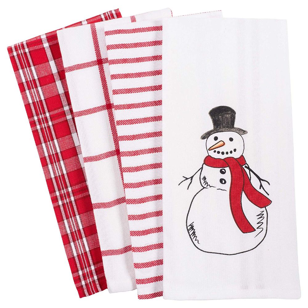 TripleClicks.com: Kitchen Dish Towel Set of 4, 100-Percent ...