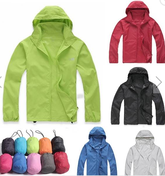 TripleClicks.com: Cycling Lightweight Raincoat Wind Coat Suit Quick ...