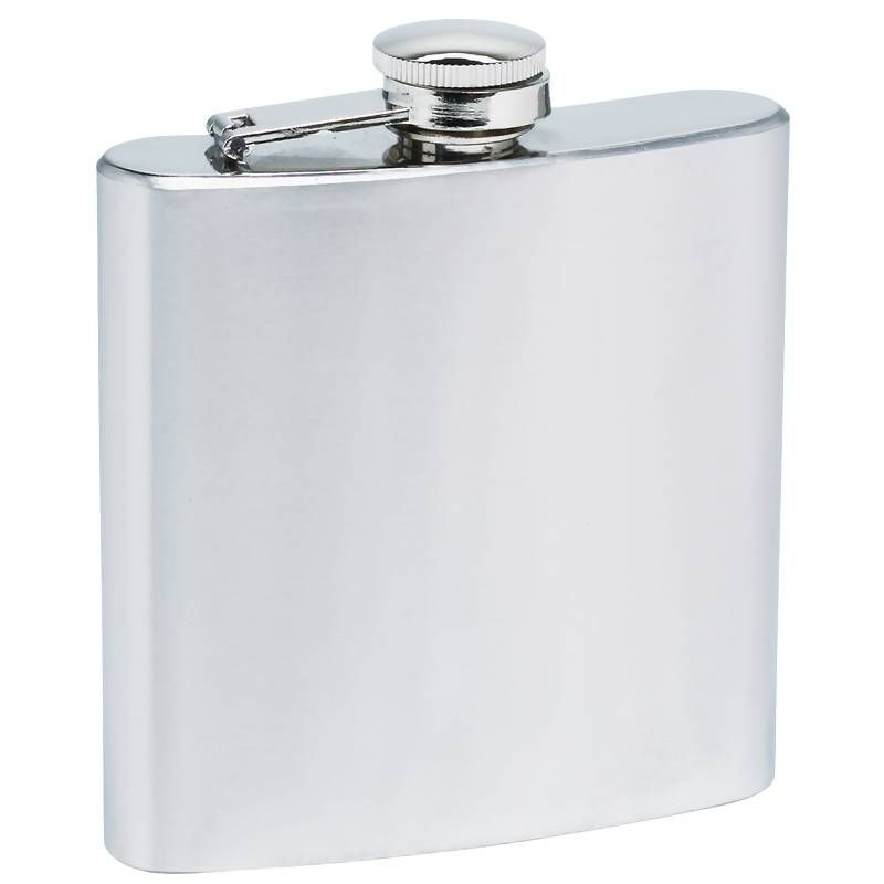 Flask Maxam 6oz Stainless Steel with ScrewDown Cap