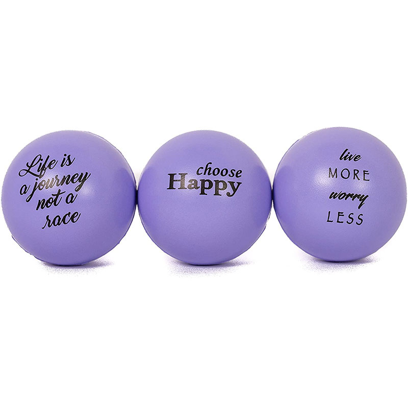 Stress Balls with Motivational Quotes (3 Pack)