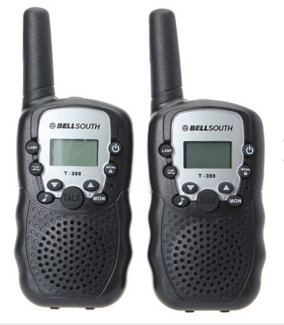 2pcs T388 0.5W UHF Auto MultiChannels Mini Radios