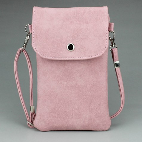 www.bagssaleusa.com 6.3 inch Cell Phone Bag,Matte Leather Pouch Purse Wallet Case Mini Crossbody ...