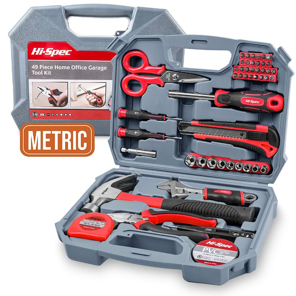 Tools, Home Office Garage DIY Tool Kit Set 49 Piece