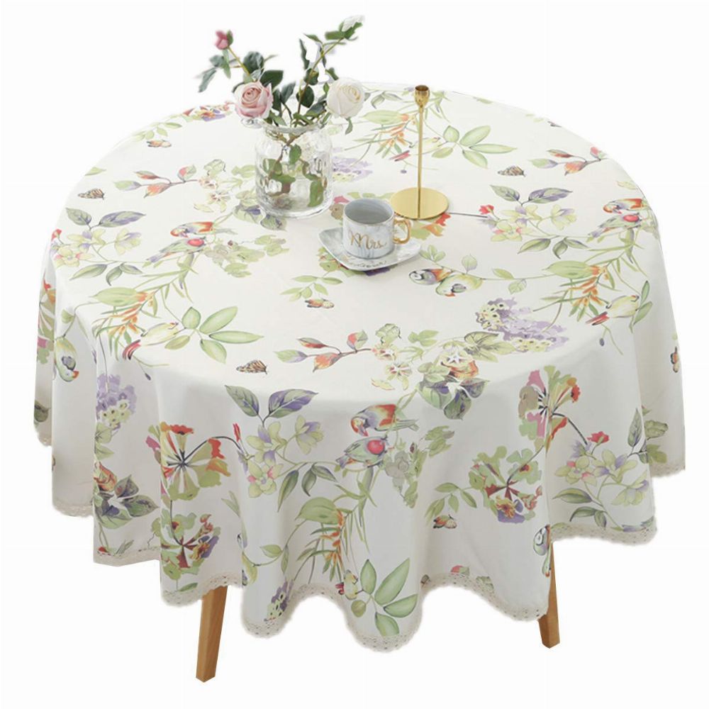 Tablecloth Spillproof Fabric Lace Table Cloth